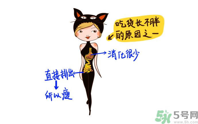為什么女人長不胖？女人長不胖好嗎？