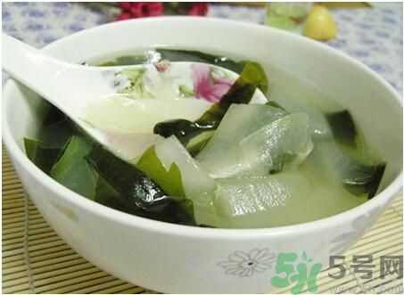 冬瓜和海帶一起吃能降火嗎？冬瓜能和海帶一起吃嗎？