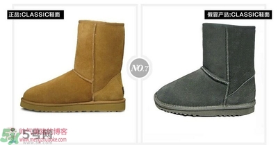 ugg是什么牌子？ugg雪地靴真假辨別圖對比