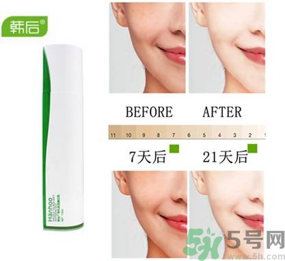 韓后茶蕊嫩白系列怎么樣？韓后茶蕊baby白好用嗎？