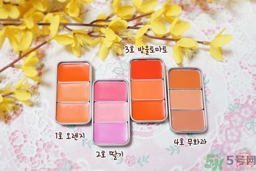 skinfood思親膚三色唇頰盒色號 思親膚唇頰兩用腮紅試色圖 skinfood思親膚三色唇頰盒色號 思親膚唇頰兩用腮紅試色圖