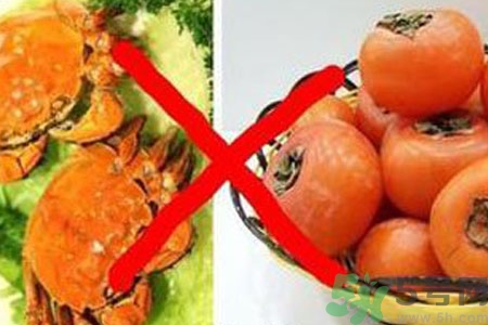 大閘蟹和柿子為什么不能一起吃？柿子和螃蟹隔多久可以吃？