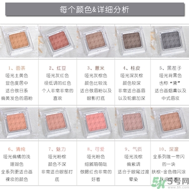 bbia五谷眼影色號 bbia五谷眼影試色圖 bbia五谷眼影色號 bbia五谷眼影試色圖