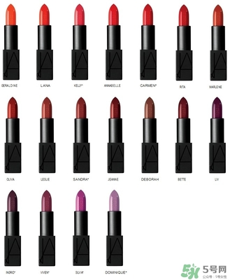 nars惹火唇膏試色 nars惹火口紅色號試色全 nars惹火唇膏試色 nars惹火口紅色號試色全