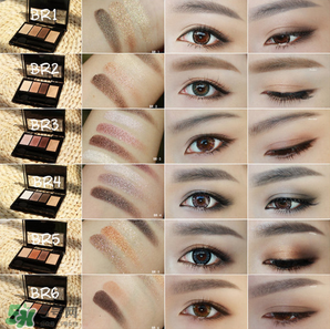 kate眼影哪個色號好？kate眼影br2和br3上妝