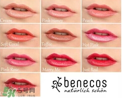 德國benecos口紅孕婦可以用嗎？benecos口紅試色