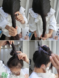 丸子頭蓬松扎法分解圖 丸子頭怎么扎出蓬松感 丸子頭蓬松扎法分解圖 丸子頭怎么扎出蓬松感