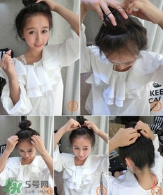 丸子頭蓬松扎法分解圖 丸子頭怎么扎出蓬松感 丸子頭蓬松扎法分解圖 丸子頭怎么扎出蓬松感