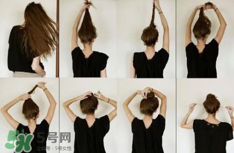 丸子頭蓬松扎法分解圖 丸子頭怎么扎出蓬松感 丸子頭蓬松扎法分解圖 丸子頭怎么扎出蓬松感