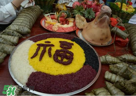 五色糯米飯用什么染？五色糯米飯怎么染？