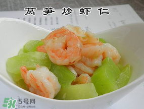 萵筍可以和蝦一起吃嗎？萵筍能和蝦仁一起吃嗎？