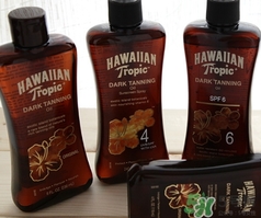 hawaiian tropic夏威夷美黑油黑鬼油怎么用？