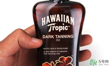 hawaiian tropic夏威夷美黑油黑鬼油怎么用？