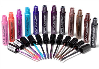 nyx啞光液體唇膏試色_多少錢一支