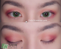 huda beauty眼影怎么畫？huda beauty眼影盤教程