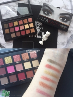 huda beauty眼影怎么畫？huda beauty眼影盤教程