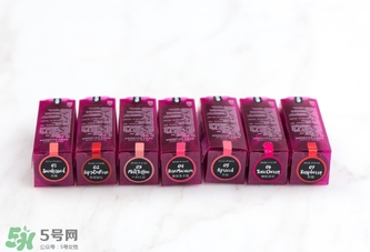 奢華寶貝口紅怎么樣？BEBE POSHE口紅色號試色