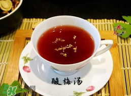 酸梅湯不能和什么一起吃？酸梅湯和什么食物相克？
