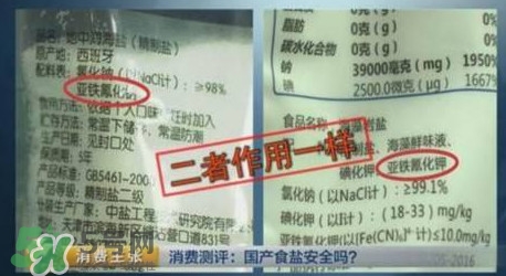 亞鐵氰化鉀食鹽有毒嗎？食鹽添加亞鐵氰化鉀滅種？