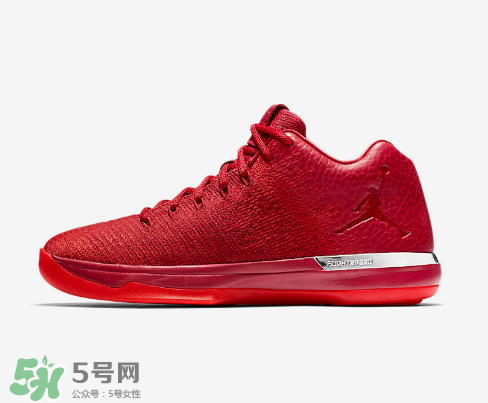 air jordan 31 low大紅配色多少錢？aj31 low紅色專柜價格