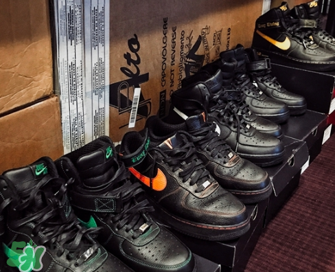 vlone與nike air force 1high聯(lián)名款運(yùn)動(dòng)鞋配色有哪幾種？