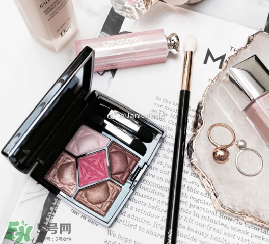 迪奧2017限定五色眼影多少錢？迪奧2017限定五色眼影色號試色