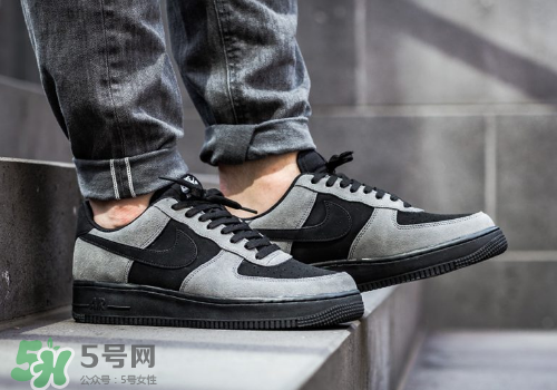 nike air force 1 low黑灰配色上腳怎么樣_好看嗎？
