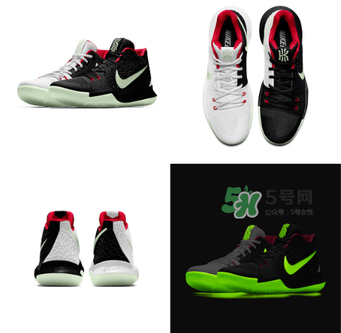 歐文同款黑白鴛鴦夜光kyrie 3怎么定制_在哪里買？
