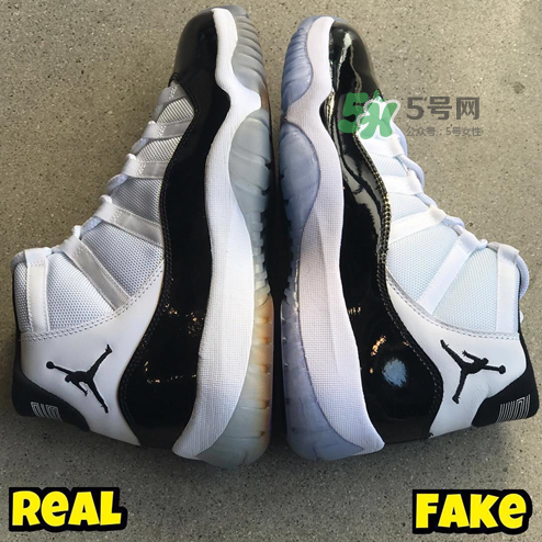 air jordan 11 concord真假怎么看？aj 11 concord真假鑒定