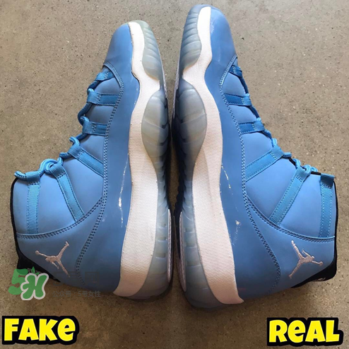 air jordan 11北卡藍(lán)真假怎么分辨？aj11北卡藍(lán)真假鑒定