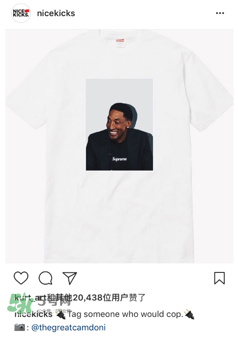 supreme皮蓬photo tee會(huì)發(fā)售嗎？supreme將推出皮蓬photo tee？