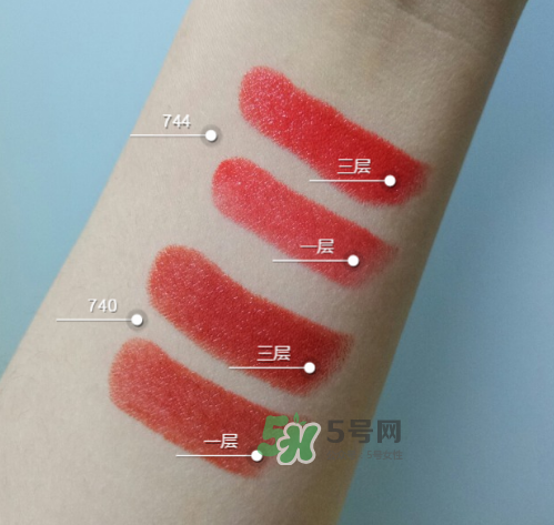 dior740和744哪個(gè)好看？迪奧740和744試色對(duì)比