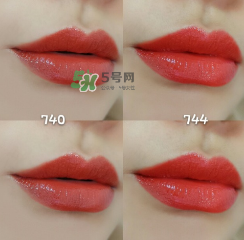 dior740和744哪個(gè)好看？迪奧740和744試色對(duì)比
