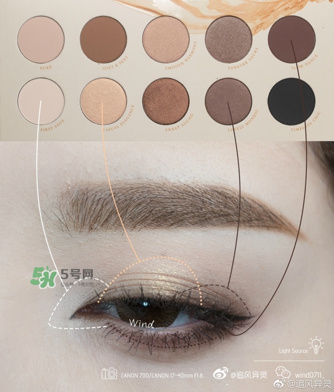 zoeva naturally yours眼影盤怎么畫？naturally yours教程