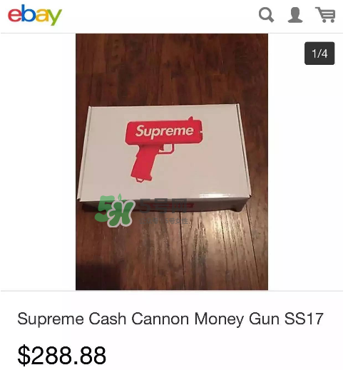 supreme噴錢槍多少錢？supreme鈔票槍價格