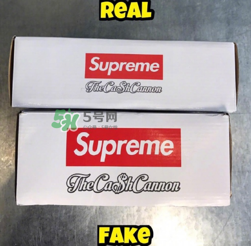 supreme cashcannon真假怎么看？supreme噴錢槍真假對(duì)比