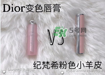 紀(jì)梵希變色唇膏和迪奧變色唇膏哪個好_怎么選？