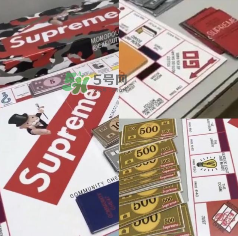 supreme版大富翁是什么樣的？大富翁和supreme聯(lián)名是真的嗎？