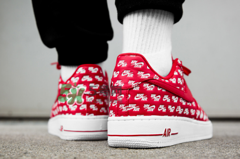 nike air force 1 low logo上腳效果怎么樣？空軍一號(hào)logo款上腳