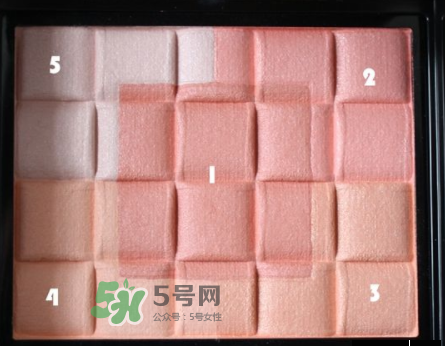 MAQuillAGE心機(jī)五色腮紅怎么樣？MAQuillAGE心機(jī)五色腮紅試色