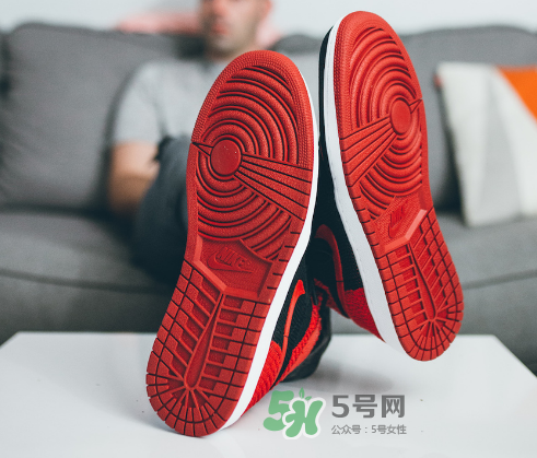 air jordan 1 flyknit banned上腳怎么樣？aj1編織款毛線鞋上腳效果