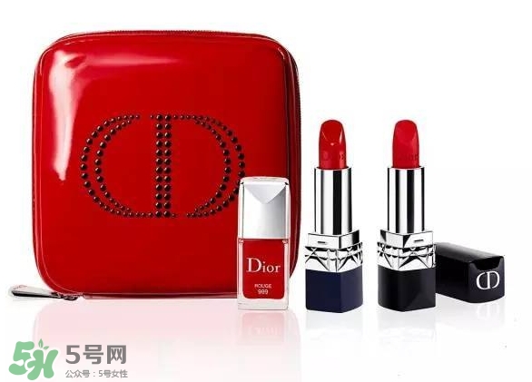 迪奧999摯愛紅唇套裝多少錢？迪奧999紅唇套裝試色