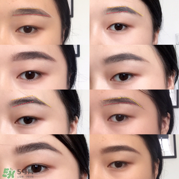 各種眉形的畫法圖片 不同眉形的畫法 各種眉形的畫法圖片 不同眉形的畫法