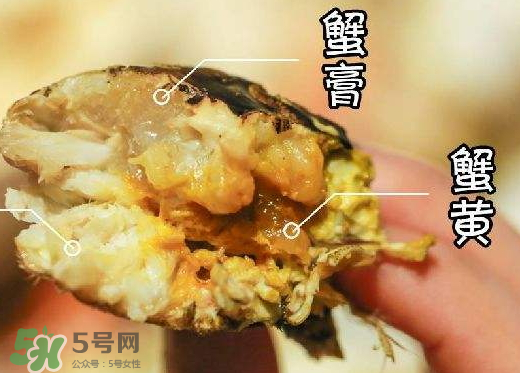蟹黃是黑色的怎么回事？蟹黃中間有黑的是什么？