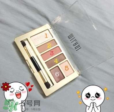 milani六色眼影盤(pán)5號(hào)盤(pán)怎么畫(huà)_試色