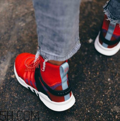 adidas eqt support adv中筒襪套款上腳效果怎么樣？