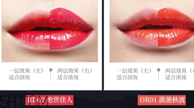 百雀羚唇彩怎么樣？百雀羚唇彩色號試色