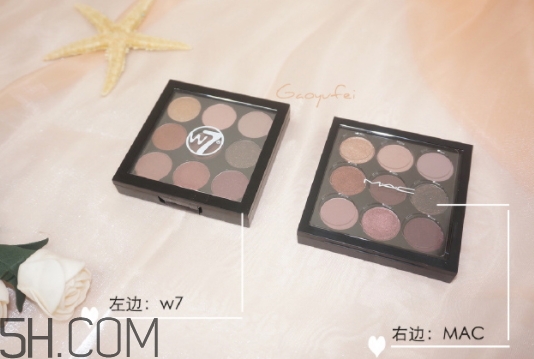 w7眼影盤怎么使用？英國(guó)w7九色眼影盤畫法步驟