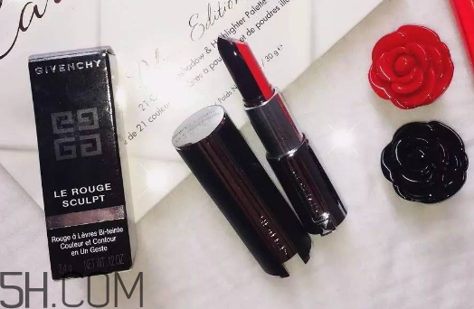 紀梵希雙色口紅怎么涂？紀梵希雙色口紅試色
