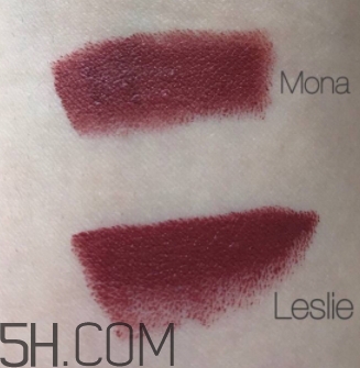 nars mona和leslie一樣嗎？nars mona和leslie試色對比